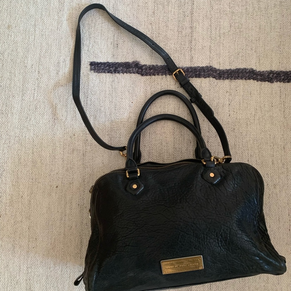 Marc by Marc Jacobs Medium Size Black Leather Purse